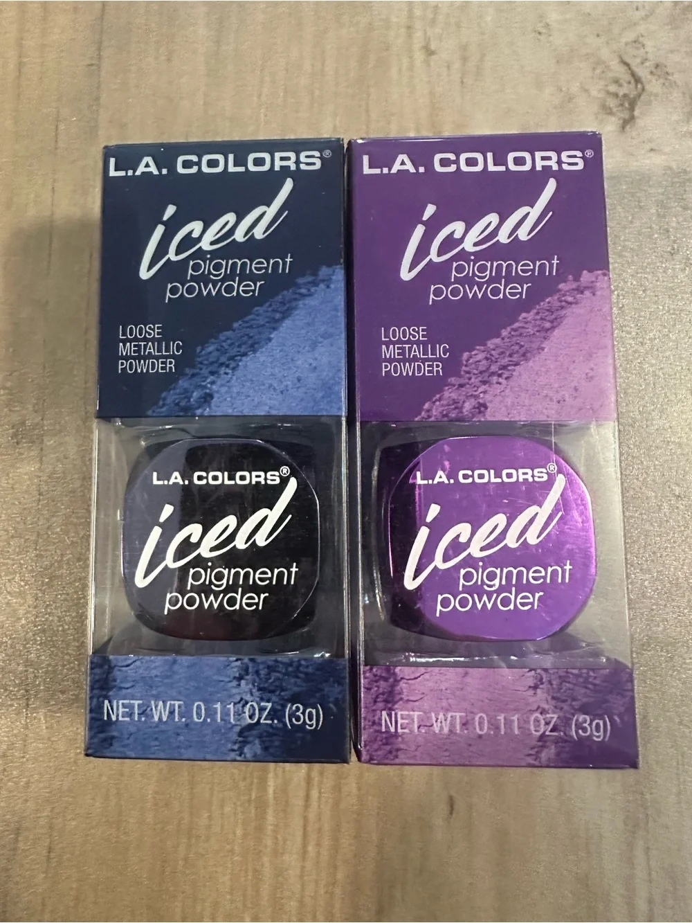 LA Colors Iced Pigment Powder New